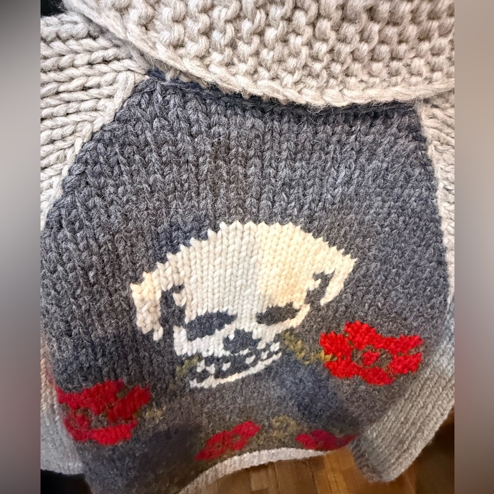 Howler Brothers - Skulls n’ Begonias, Grateful Dead Inspired Cardigan - L/XL - Picture 11 of 16